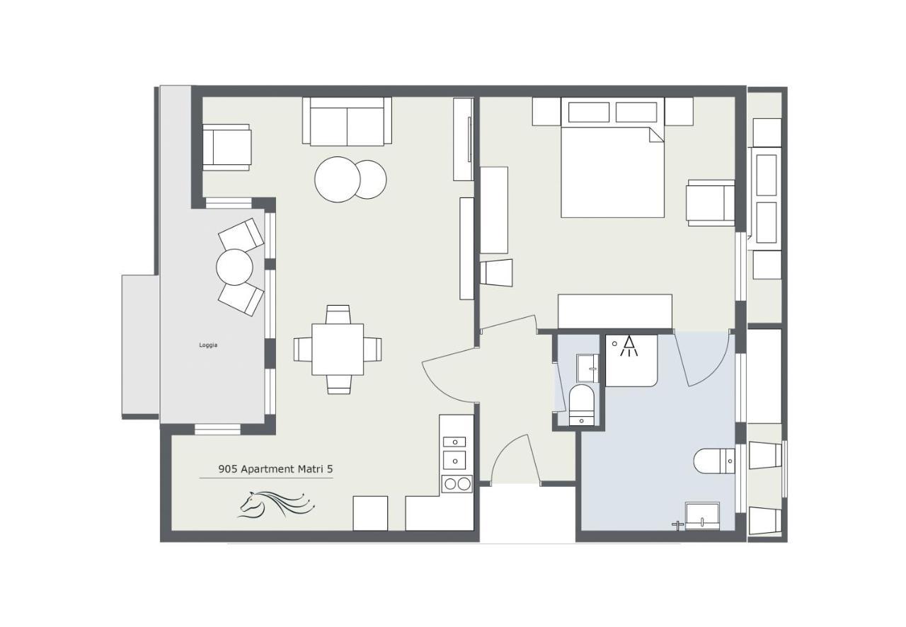 Apartmenthaus Matri By Pferd Auf Wolke 瓦尔德阿尔贝格 外观 照片